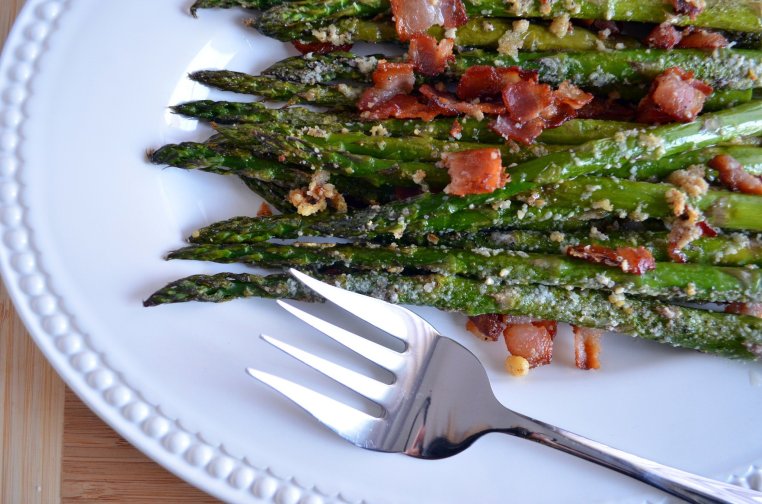 Roasted Asparagus with Bacon